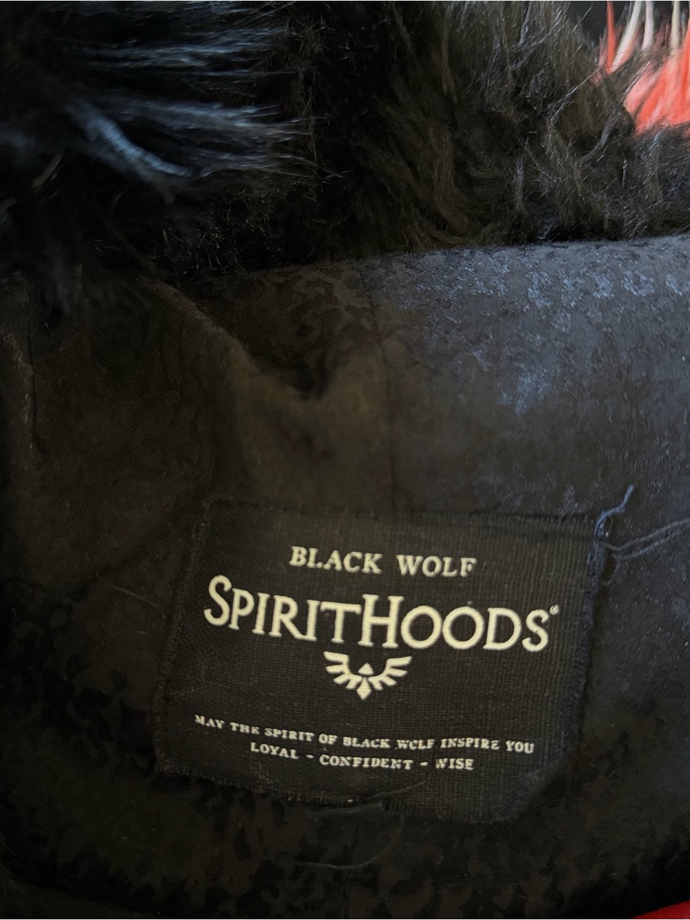 SpiritHoods Black Faux Fur Hooded Jacket - Picture 4 of 4
